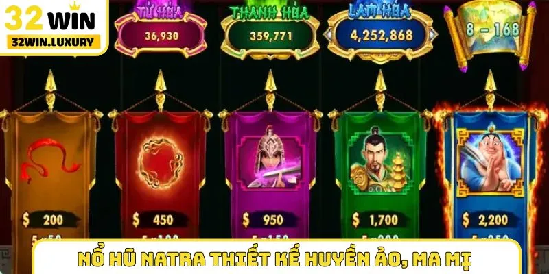 Nổ hũ Natra thiết kế huyền ảo, ma mị