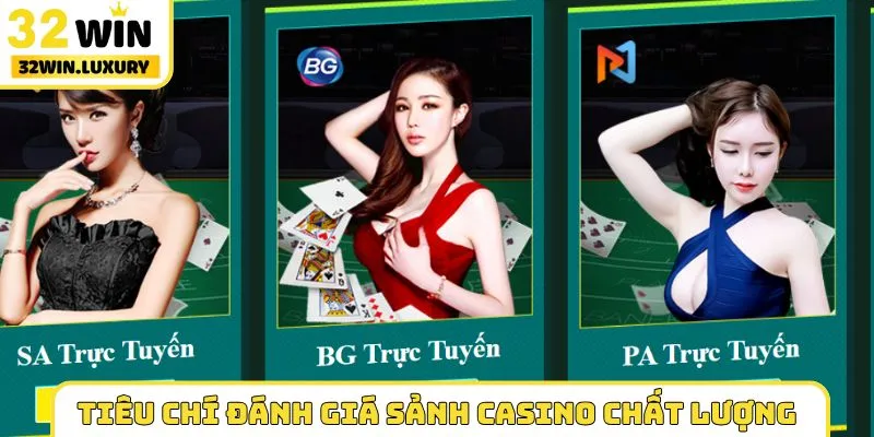 Tiêu chí đánh giá sảnh casino chất lượng